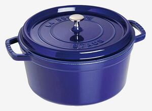 Staub - Gryta La Cocotte rund 28 cm, 6,7 l - Blå - Grytor & kastruller - Från Homeroom