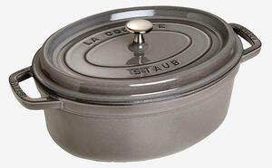 Staub - Gryta La Cocotte oval 31 cm, 5,5 l - Grå - Grytor & kastruller - Från Homeroom