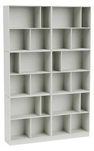 Montana - Read Spacious Bookshelf, Plinth H7 cm - Nordic - Hyllor - Peter J. Lassen - Grå - MDF