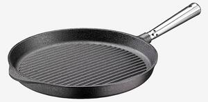 Skeppshult - Grillpanna 28 cm med stålhandtag - Svart - Stekpannor & grillpannor - Från Homeroom