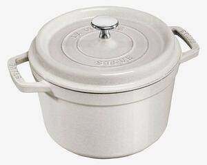 Staub - Gryta La Cocotte rund djup 24 cm, 4,8 l - Grå - Grytor & kastruller - Från Homeroom