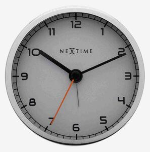 NeXtime - Klocka Company Alarm 9 cm - Vit - Väggklockor & bordsur - Från Homeroom