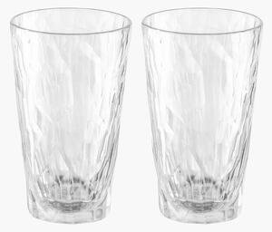 Koziol - Longdrinkglas 2-pack Club No. 6 300 ml - Transparent - Drinkglas & shotglas - Från Homeroom