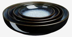Denby - Skålar Halo 4 delar - Svart - Skålar - Från Homeroom