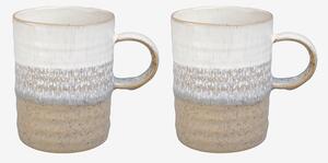 Denby - Mugg Kiln 40 cl 2-pack - Beige - Koppar & muggar - Från Homeroom