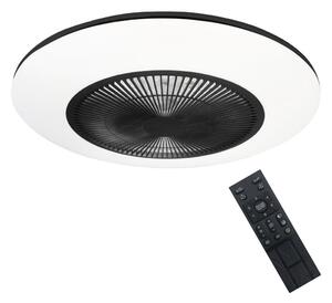 Brilagi - LED Dimbar lampa med fläkt AURA LED/38W/230V svart+ RC