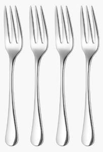 Robert Welch - Dessertgaffel Radford Bright 4-pack - Silver - Bestick - Från Homeroom