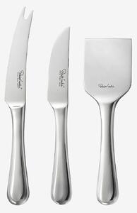 Robert Welch - Ostknivar Gourmet Radford Bright, set i 3 delar - Silver - Bestick - Från Homeroom