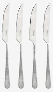 Robert Welch - Steakkniv Skye Bright 4-pack - Silver - Bestick - Från Homeroom