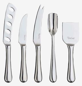 Robert Welch - Ostknivar Gourmet Radford Bright, set i 5 delar - Silver - Bestick - Från Homeroom