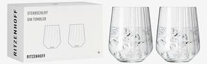 Ritzenhoff - Gin & Tonicglas Sternschliff 2-pack - Transparent - Drinkglas & shotglas - Från Homeroom