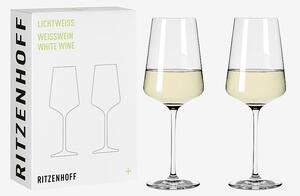 Ritzenhoff - Vitvinsglas Lichtweiss 2-pack - Transparent - Vinglas - Från Homeroom