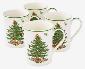 Spode - Mugg Christmas Tree 0.30 l 4-pack - Vit - Koppar & muggar - Från Homeroom