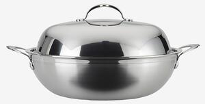 Hestan - Wok med lock ProBond Ø 36 cm - Krom - Grytor & kastruller - Från Homeroom