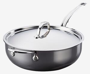 Hestan - Traktörpanna med lock NanoBond 28 cm / 4,7 liter - Krom - Grytor & kastruller - Från Homeroom