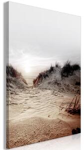 Canvas Tavla - Way Through the Dunes Vertical - 40x60