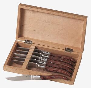 Sola - Grillknivar Silver 6-pack - Brun - Bestick - Från Homeroom