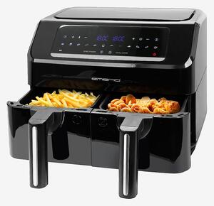 Emerio - Airfryer Dubbel 3,6 l + 3,6 l AF-130376.1 - Svart - Fritöser & riskokare - Från Homeroom