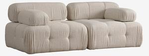 Hanah Home - 2-sits soffa Puca - Beige - 2-sits soffor - Från Homeroom