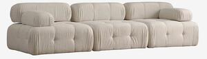 Hanah Home - 3-sitsig soffa Puca - Beige - 3-sits soffor - Från Homeroom