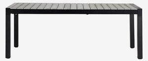 NORDFORM - Trädgårdsbord 205/275x100 cm - Grå - Matbord utomhus - Från Homeroom