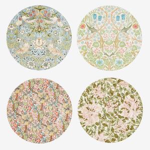 Spode - Tallrik Morris & Co 20 cm 4-pack - Flerfärgad - Assietter - Från Homeroom