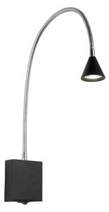 Lucide 18293/03/30 - LED Flexibel liten lampa BUDDY LED/3W/230V svart