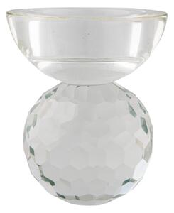 Ljushållare Burano. Ljushållare i transparent glas