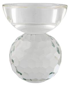 Ljushållare Burano. Ljushållare i transparent glas