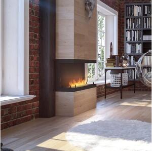 InFire - Built-in BIO fireplace 100x50 cm 3kW svart