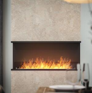 InFire - Built-in BIO fireplace 120x50 cm 3kW svart