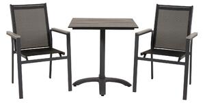 Cafébord Costa och 2st Pascal mat stol