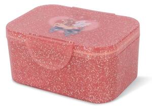 Konges Sløjd - Lunch Box Glitter - Matlåda för barn - OVER THE RAINBOW - H8 x W12 x L17 cm