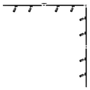 Zuma Line 3581 - Spotbelysning i TUBE skensystem 8xGU10/35W/230V svart