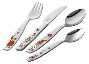 ZWILLING Prinzessin Emilie 4-st, Set med barnbestick, Silver