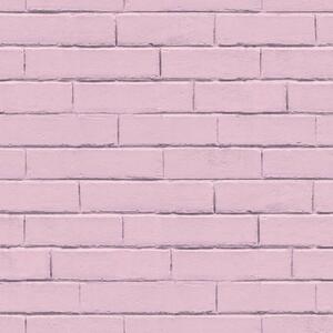 Noordwand Tapet Good Vibes Brick Wall rosa