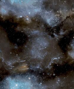Noordwand Tapet Good Vibes Galaxy with Stars blå och svart