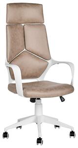 Kontorsstol Delight Beige/vit - Beige/vit