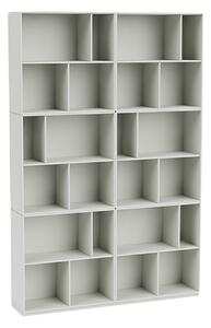 Montana - Read Spacious Bookshelf, Plinth H3 cm - Nordic - Hyllor - Peter J. Lassen - Grå - MDF
