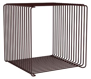 Montana - Panton Wire Single hylla, djup 34,8 cm - Black Red - Hyllor & Hyllsystem - Verner Panton - Svart - Metall
