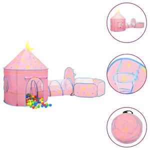 Lektält för barn rosa 301x120x128 cm
