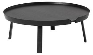Muuto - Around Coffee Table - XL, Utförande - Svart - Soffbord - Thomas Bentzen - Svart - Trä