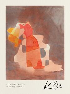 Konsttryck Reclining Woman - Paul Klee, (30 x 40 cm)