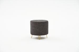 Guillermo Sittpuff 40 cm - Antracit/Koppar