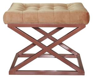 Gillie Sittpuff 40 cm - Koppar/Gul