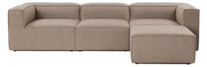 Redlands Soffa med Divan 3-sits - Brun