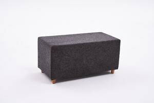 Gloriane Sittpuff 40 cm - Antracit/Koppar