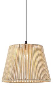 Utomhus Pendellampa Svart med Beige Repskärm IP44 - Cava Jayla