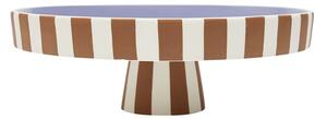 OYOY LIVING - Toppu Tray - Serveringsfat - Caramel/Lavender large - L27 x W27 x H9