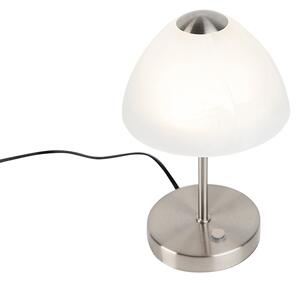 Modern Touch-Bordslampa Stål inkl. LED - Joya